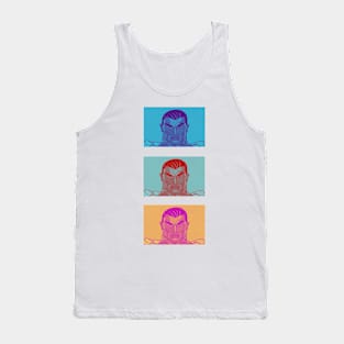 Superhero Art Tryptich Tank Top